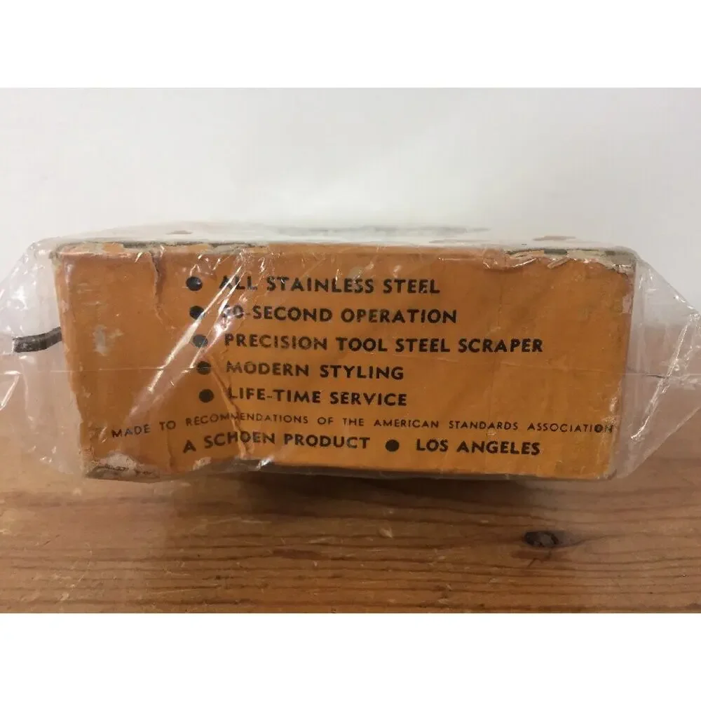 Vtg Schoen Hollywood Splicer Stainless Steel 8mm 16mm Film Cutter Original Boxed